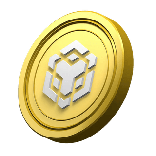 Visuel décoratif représentant la pièce Binance BNB, placé dans la section statistiques de la plateforme Essor Invexaro